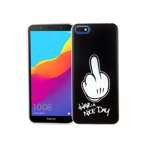 Huawei Honor 7s Handy H�lle Schutz-Case Cover Bumper Have a nice day