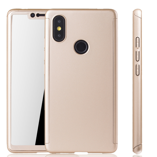 Handyh�lle Schutzh�lle f�r Xiaomi Mi 8 SE Full Case Cover Displayschutz 360 Gold