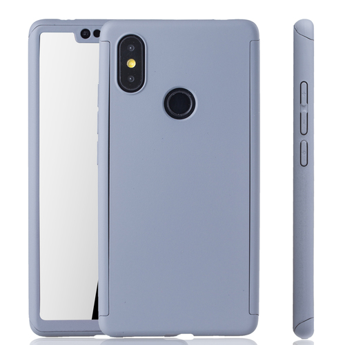 Handyh�lle Schutzh�lle f�r Xiaomi Mi 8 SE Full Case Cover Displayschutz 360 Grau