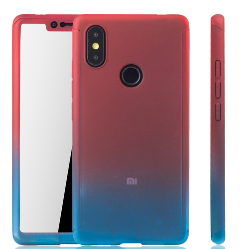 Handyh�lle Schutzh�lle f�r Xiaomi Mi 8 SE Full Case Cover Displayschutz 360 Blau