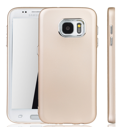 Samsung Galaxy S7 Edge H�lle - Handyh�lle f�r Samsung Galaxy S7 Edge - Handy Case in Gold
