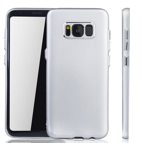 Samsung Galaxy S8 H�lle - Handyh�lle f�r Samsung Galaxy S8 - Handy Case in Silber