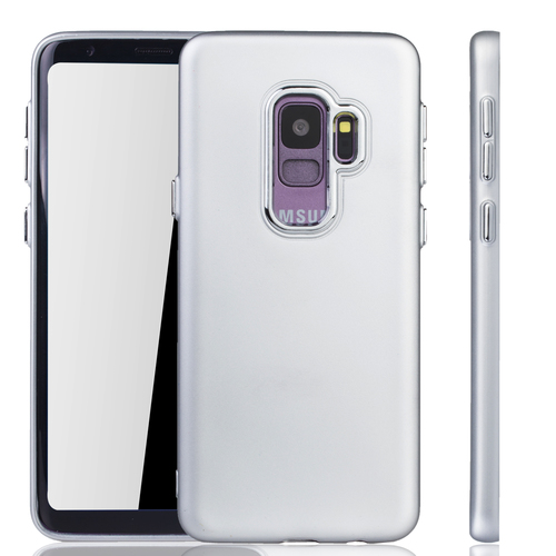 Samsung Galaxy S9 H�lle - Handyh�lle f�r Samsung Galaxy S9 - Handy Case in Silber