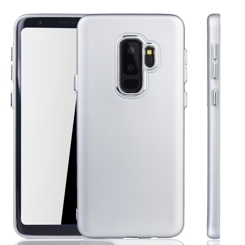 Samsung Galaxy S9 Plus H�lle - Handyh�lle f�r Samsung Galaxy S9 Plus - Handy Case in Silber