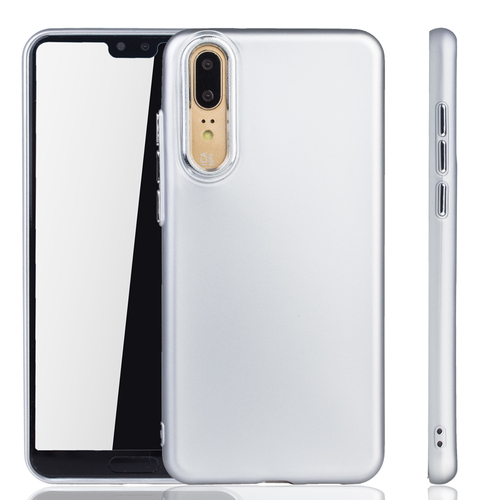 Huawei P20 H�lle - Handyh�lle f�r Huawei P20 - Handy Case in Silber