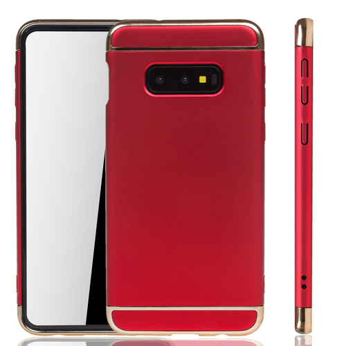 Samsung Galaxy S10e Handy H�lle Schutz Case Bumper Hard Cover Rot