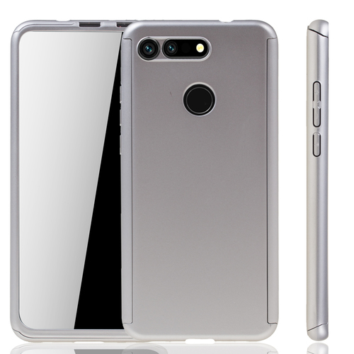 Handyh�lle Schutzh�lle f�r Huawei Honor View 20 Full Case Cover Displayschutz 360 Silber