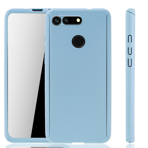 Handyh�lle Schutzh�lle f�r Huawei Honor View 20 Full Case Cover Displayschutz 360 Blau