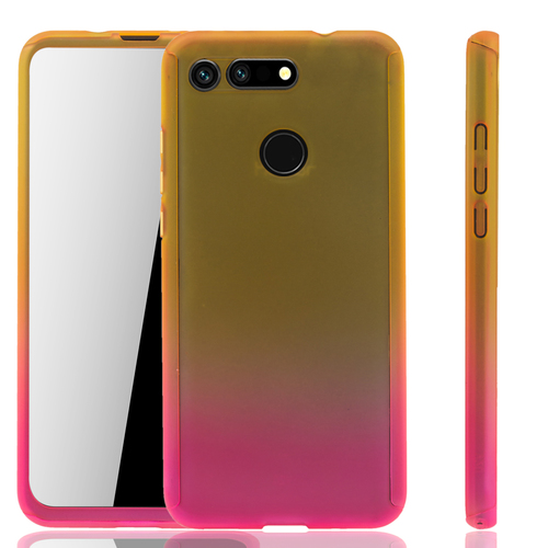 Handyh�lle Schutzh�lle f�r Huawei Honor View 20 Full Case Cover Displayschutz 360 Pink