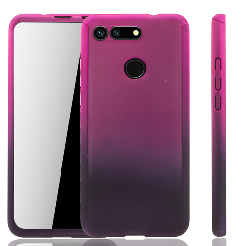 Handyh�lle Schutzh�lle f�r Huawei Honor View 20 Full Case Cover Displayschutz 360 Violett