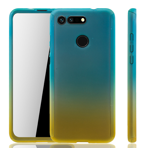 Handyh�lle Schutzh�lle f�r Huawei Honor View 20 Full Case Cover Displayschutz 360 Gelb