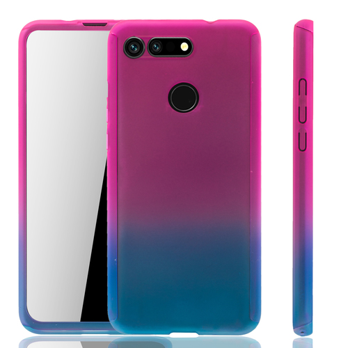 Handyh�lle Schutzh�lle f�r Huawei Honor View 20 Full Case Cover Displayschutz 360 Blau