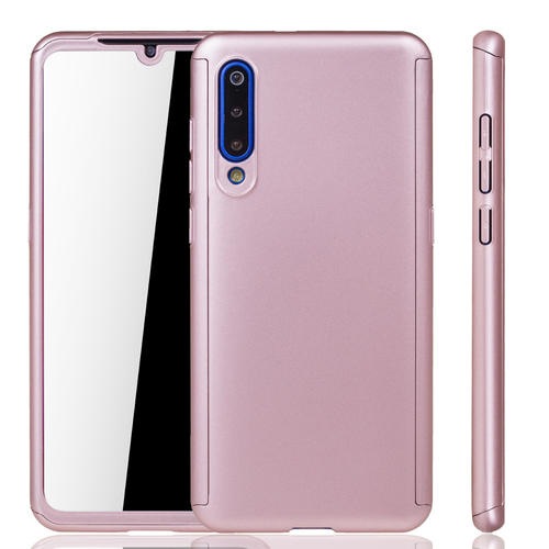 Handyh�lle Schutzh�lle f�r Xiaomi Mi 9 Full Case Cover Displayschutz 360 Rosa