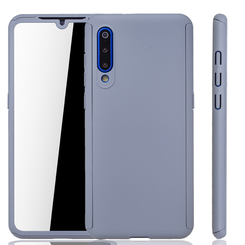 Handyh�lle Schutzh�lle f�r Xiaomi Mi 9 Full Case Cover Displayschutz 360 Grau