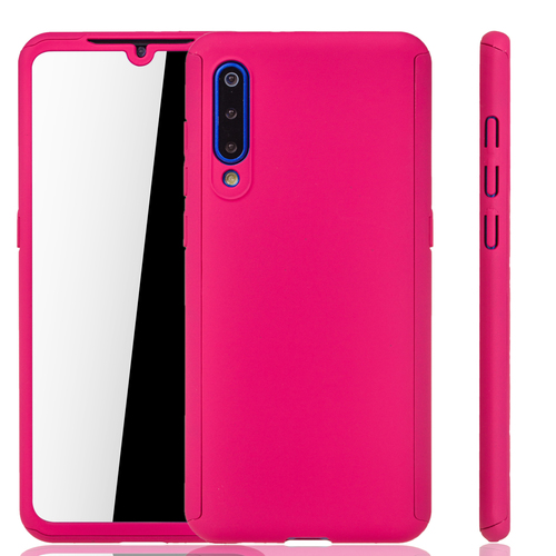 Handyh�lle Schutzh�lle f�r Xiaomi Mi 9 Full Case Cover Displayschutz 360 Pink