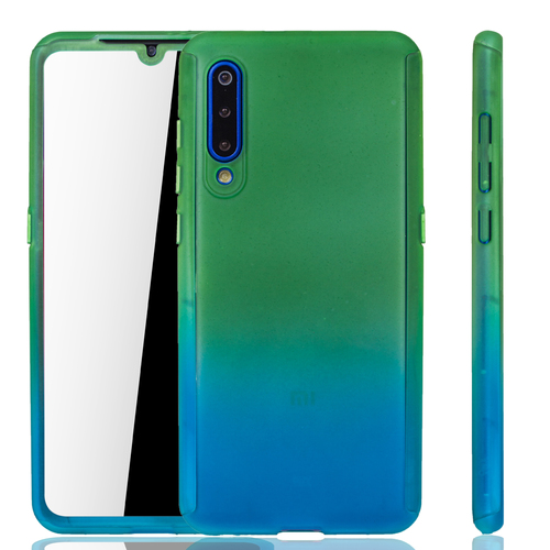 Handyh�lle Schutzh�lle f�r Xiaomi Mi 9 Full Case Cover Displayschutz 360 Blau
