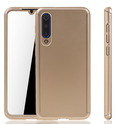 Handyh�lle Schutzh�lle f�r Xiaomi Mi 9 SE Full Case Cover Displayschutz 360 Gold