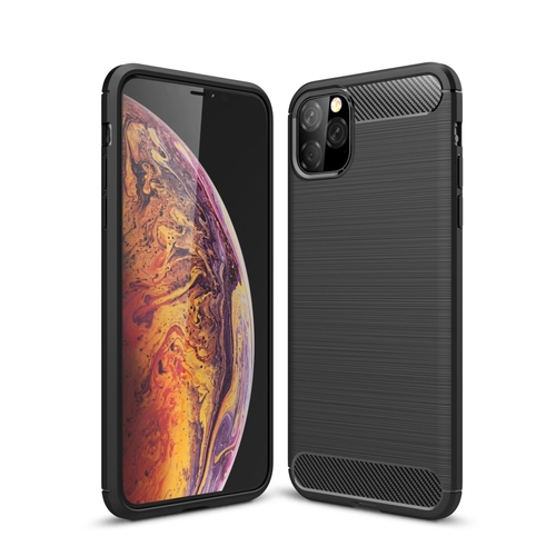 Schutzh�lle Handyh�lle f�r Apple iPhone 11 Case Cover Carbon Optik Grau