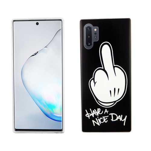 Samsung Galaxy Note 10 Handy H�lle Schutz-Case Cover Bumper Have a nice day
