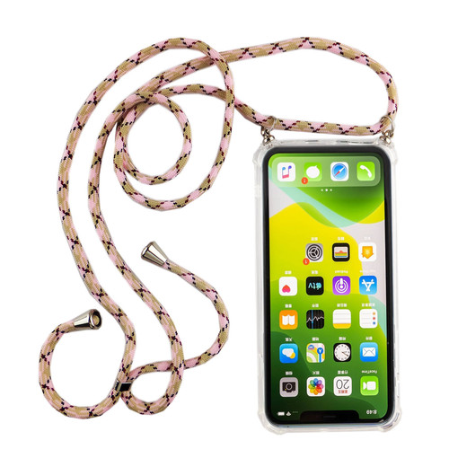 Handykette fr Apple iPhone 11 Pro - Smartphone Necklace Hlle mit Band - Schnur mit Case zum umhngen in Rosa