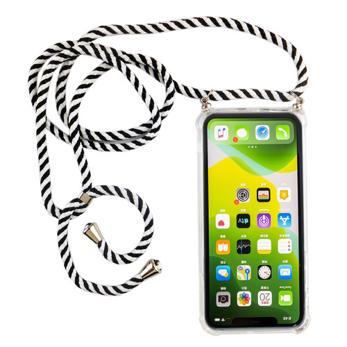 Handykette f�r Apple iPhone 11 Pro Max - Smartphone Necklace H�lle mit Band - Schnur mit Case zum umh�ngen in Schwarz