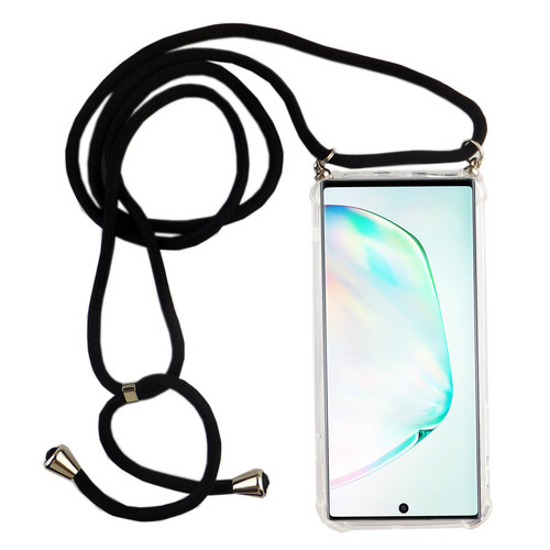 Handykette f�r Samsung Galaxy Note 10 - Smartphone Necklace H�lle mit Band - Schnur mit Case zum umh�ngen in Schwarz