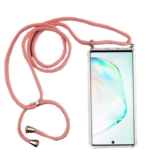 Handykette f�r Samsung Galaxy Note 10 - Smartphone Necklace H�lle mit Band - Schnur mit Case zum umh�ngen in Rosa
