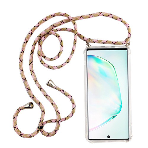 Handykette f�r Samsung Galaxy Note 10 Plus - Smartphone Necklace H�lle mit Band - Schnur mit Case zum umh�ngen in Rosa