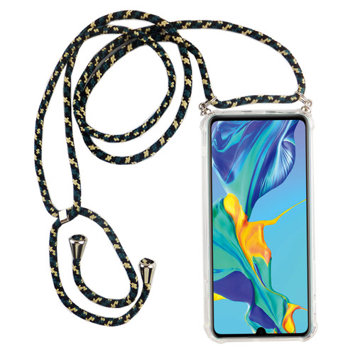 Handykette f�r Huawei P30 - Smartphone Necklace H�lle mit Band - Schnur mit Case zum umh�ngen in Camouflage
