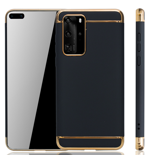 Huawei P40 Handy H�lle Schutz Case Bumper Hard Cover Schwarz