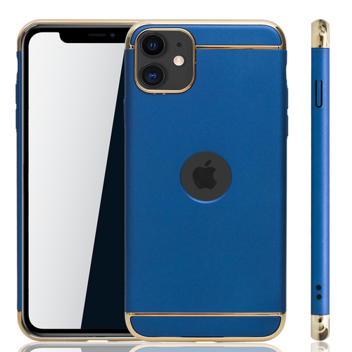 Apple iPhone 11 Handy H�lle Schutz Case Bumper Hard Cover Blau