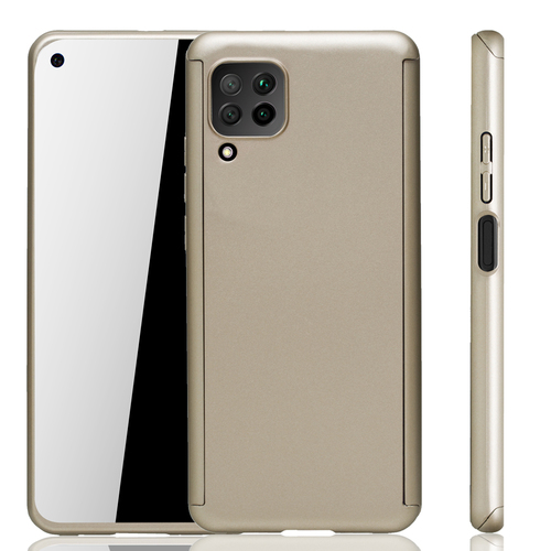 Handyh�lle Schutzh�lle f�r Huawei P40 Lite Full Case Cover Displayschutz 360 Gold
