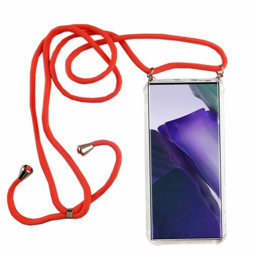 Handykette f�r Samsung Galaxy Note 20 Ultra - Smartphone Necklace H�lle mit Band - Schnur mit Case zum umh�ngen in Pink