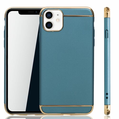 Apple iPhone 12 mini Handy H�lle Schutz Case Bumper Hard Cover Blau