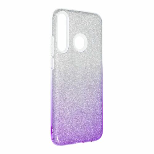 Huawei P40 Lite E Handyh�lle Case H�lle Silikon Glitzer Violett