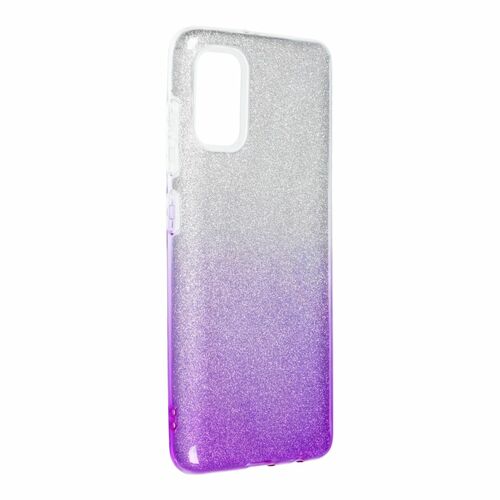 Samsung Galaxy A41 Handyh�lle Case H�lle Silikon Glitzer Violett
