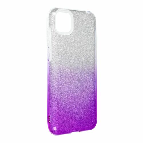 Huawei Y5p Handyh�lle Case H�lle Silikon Glitzer Violett