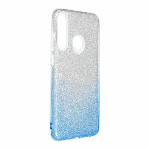 Huawei Y6p Handyh�lle Case H�lle Silikon Glitzer Blau