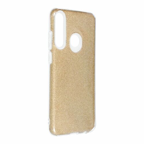Huawei Y6p Handyh�lle Case H�lle Silikon Glitzer Gold