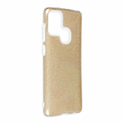 Samsung Galaxy A21s Handyh�lle Case H�lle Silikon Glitzer Gold
