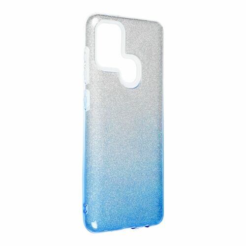 Samsung Galaxy A21s Handyh�lle Case H�lle Silikon Glitzer Blau