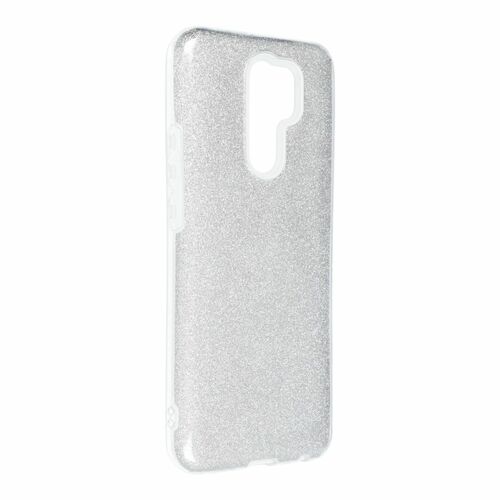 Xiaomi Redmi 9 Handyh�lle Case H�lle Silikon Glitzer Silber