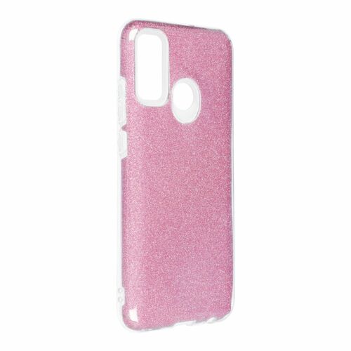 Huawei P smart 2020 Handyh�lle Case H�lle Silikon Glitzer Pink