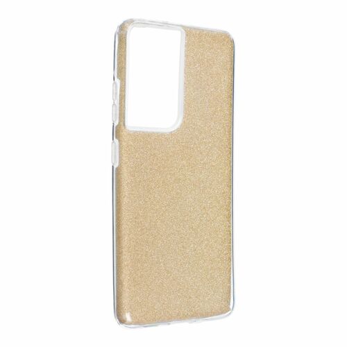 Samsung Galaxy S21 Ultra Handyh�lle Case H�lle Silikon Glitzer Gold