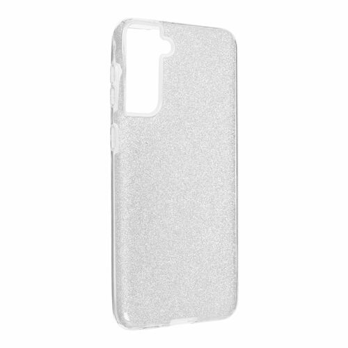 Samsung Galaxy S21 Plus Handyh�lle Case H�lle Silikon Glitzer Silber