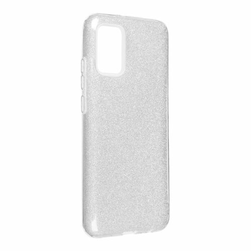 Samsung Galaxy A02s Handyh�lle Case H�lle Silikon Glitzer Silber