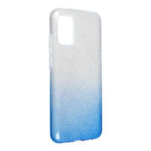 Samsung Galaxy A02s Handyh�lle Case H�lle Silikon Glitzer Blau