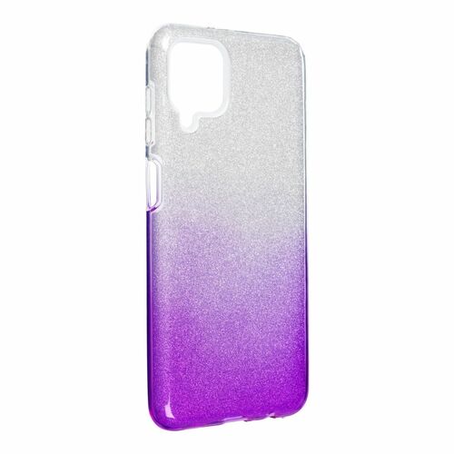 Samsung Galaxy A12 Handyh�lle Case H�lle Silikon Glitzer Violett