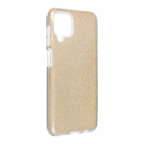 Samsung Galaxy A12 Handyh�lle Case H�lle Silikon Glitzer Gold