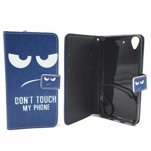  Handyh�lle Tasche + 1 Panzer Schutz Glas f�r Case Handy Wiko Pulp Dont Touch my Handy